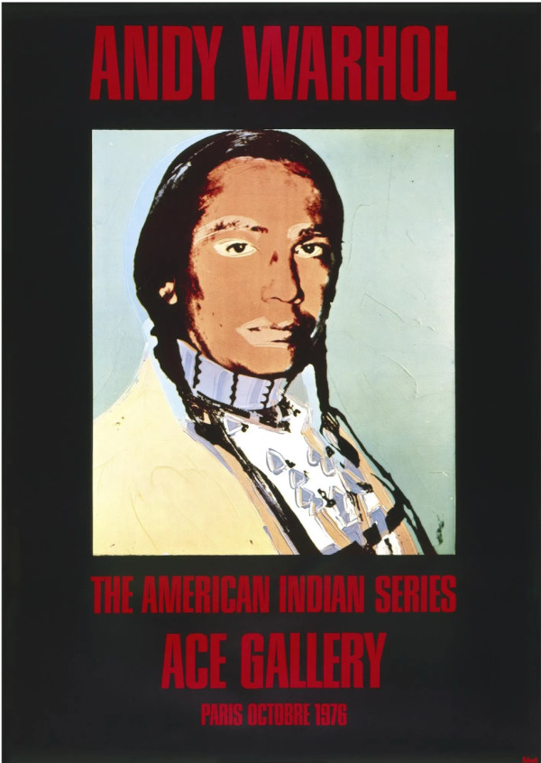 Andy Warhol American Indian ACE Gallery 1976 by Andy Warhol