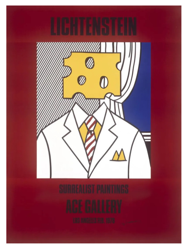 Roy Lichtenstein Ace Gallery 1979 Signed by Roy Lichtenstein