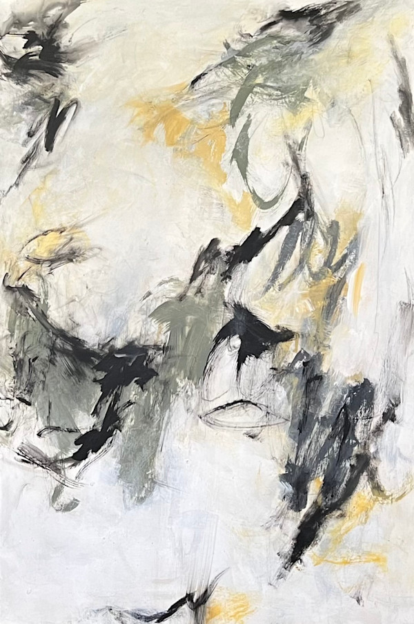 Long Note (part of a diptyph with Musical Stacato) by Valerie Corvin
