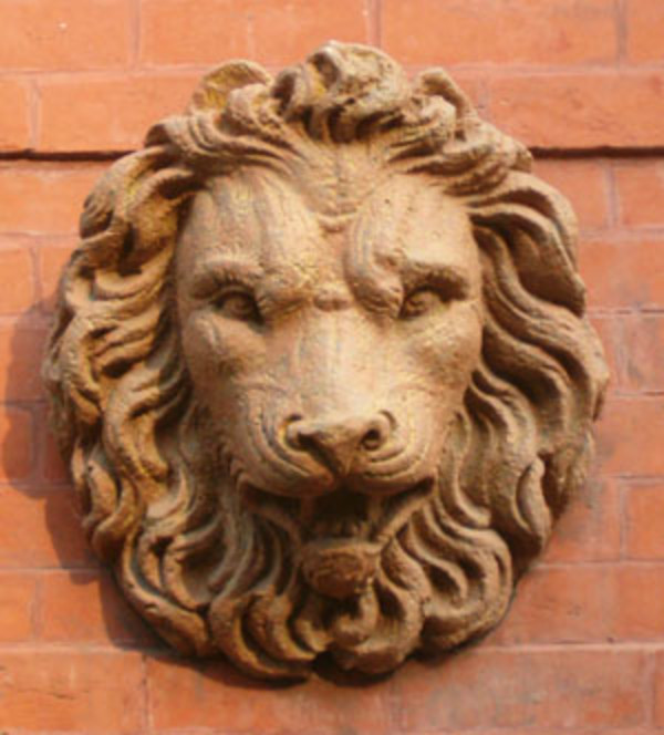 "Lion on Brownstone," by HWM Store