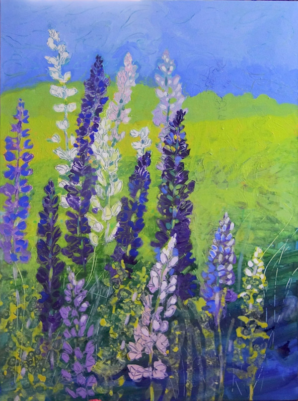 Spring Lupins by Flora Doehler, Image 1.