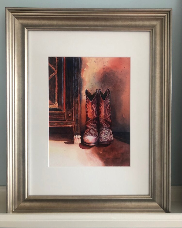 These Boots by Crystal Beshara Fine Artist