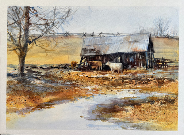 Weathering the Winter by Crystal Beshara Fine Artist, Image 4.