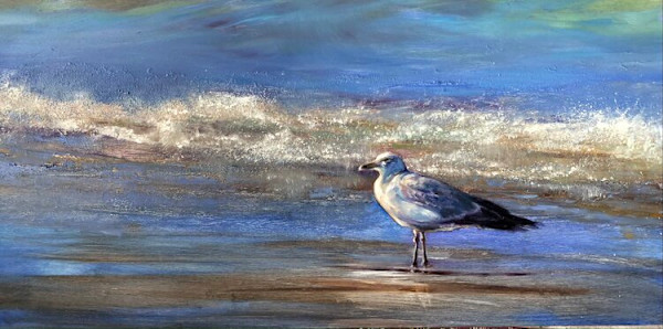 Eyes on The Horizon by Crystal Beshara Fine Artist, Image 1.