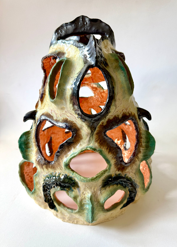 Non-vessel with copper interior by Kelly Witmer, Image 2.
