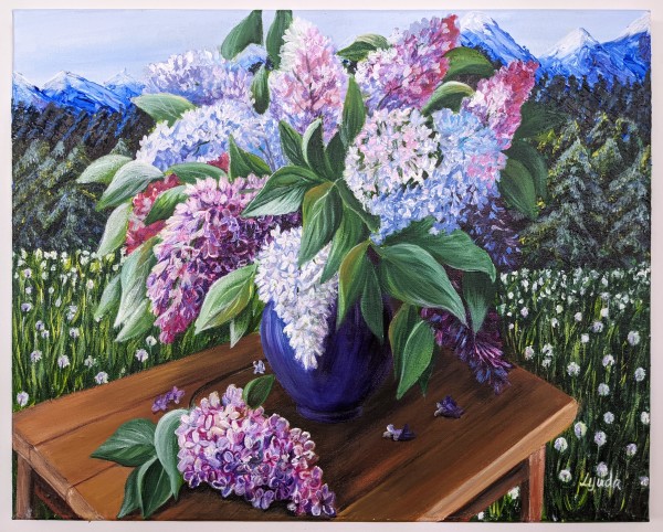 Lilacs by Lyuda Morhun