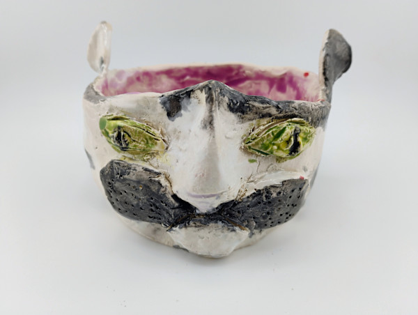 Tuxedo Cat Bowl by Space Monkey