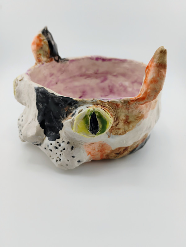 Calico Cat Bowl by Space Monkey