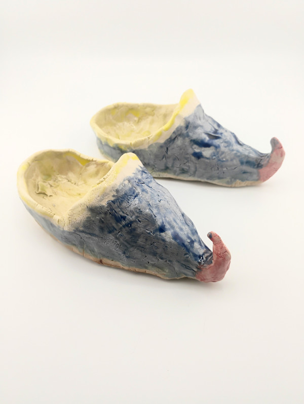Pair of Slippers Planters by Space Monkey, Image 1.