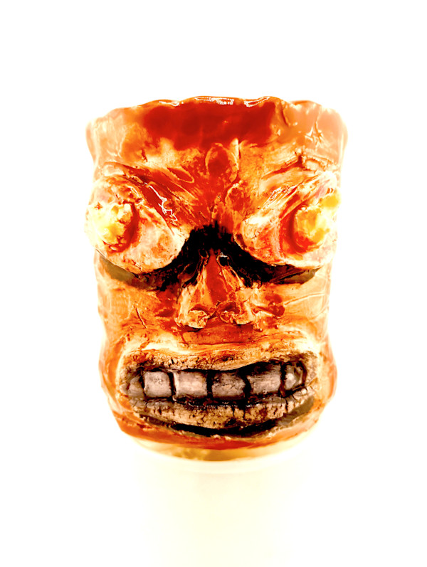 Tiki Cup: Fire Eyes by Space Monkey