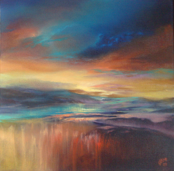 Highland Sunset by C J Elsip