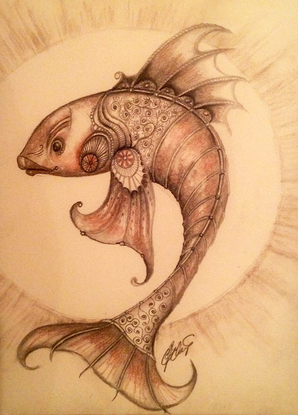 Steampunk Fish by C J Elsip