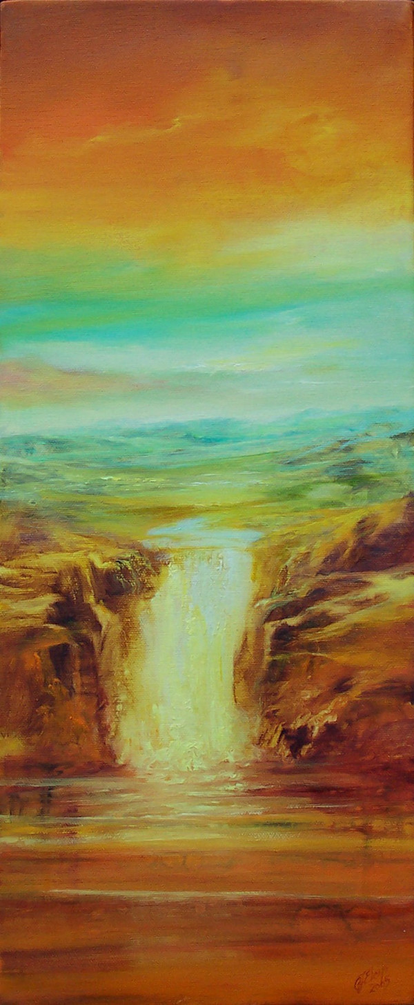 Waterfall by C J Elsip