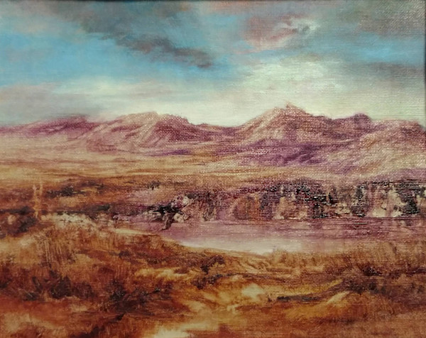 Columbia River - work in progress by C J Elsip