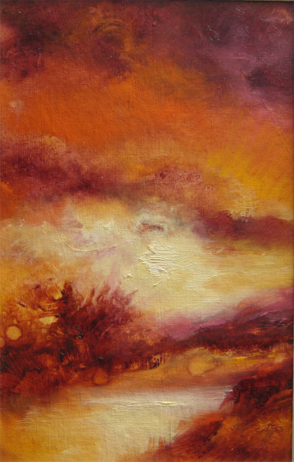 Autumn Sunset by C J Elsip