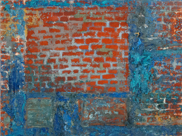 Blue Bricked Window by Brooke Lanier