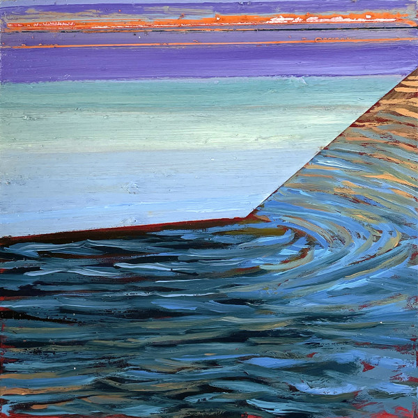 Late Afternoon Dinghy Bow by Brooke Lanier