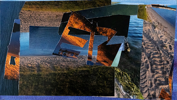 Night Beach Collage by Brooke Lanier, Image 1.