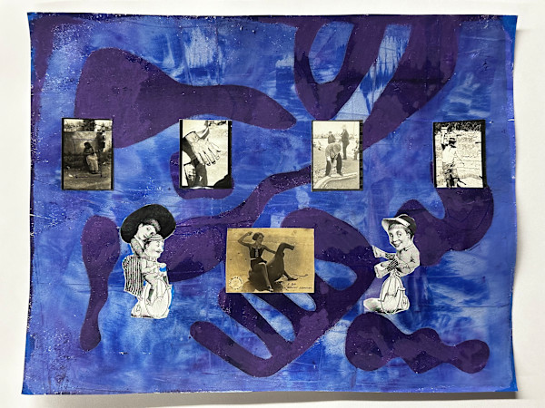 Heraldry on Blue by Dan Cameron