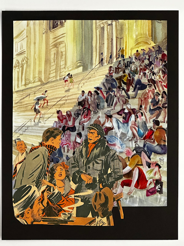 Library Contretemps (New Yorker series) by Dan Cameron