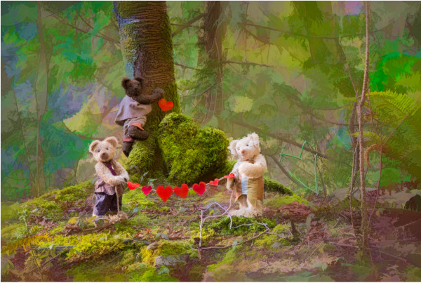 Bramble Glen Bears Valentines Day by Brandy  Stone