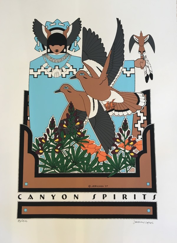 Canyon Spirits - Doves by Wes Jernigan