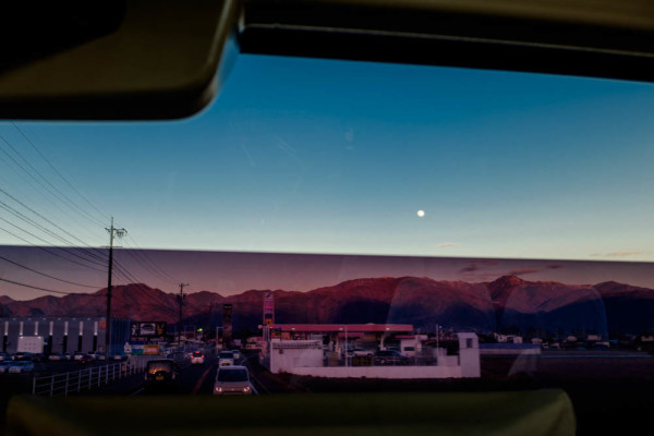 Moonrise Bus Ride by George Nobechi