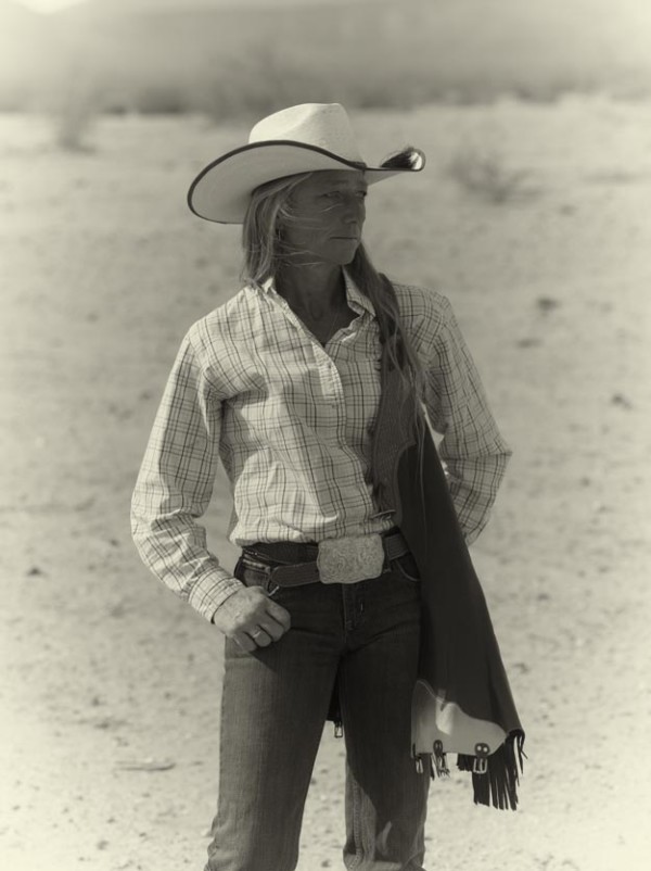 Lynn Ismond, Cowgirl, Tucson    by Gregory Cranwell