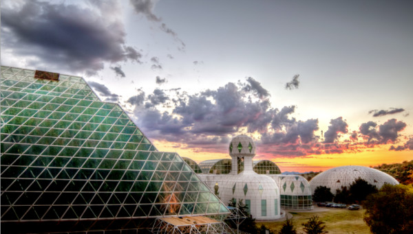 Sunset at Biosphere 2 by BG Boyd