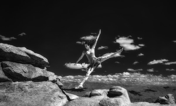 from Dancing at Windy Point series - Gabi 180 by Larry Hanelin
