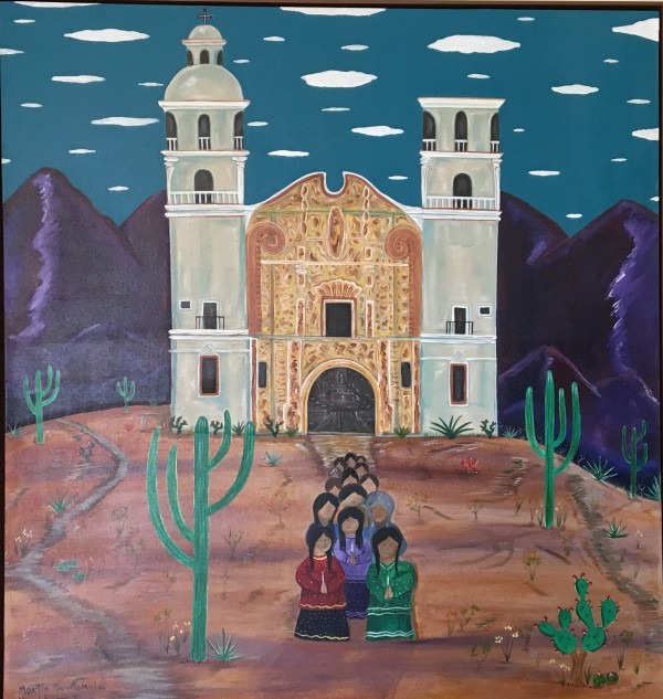 San Xavier Mission by Miguel Flores, Jr.