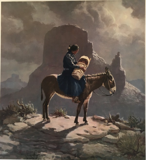 Navajo Madonna by Olaf Wieghorst
