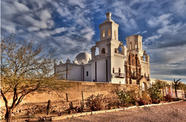 San Xavier Mission 2 by John Perry