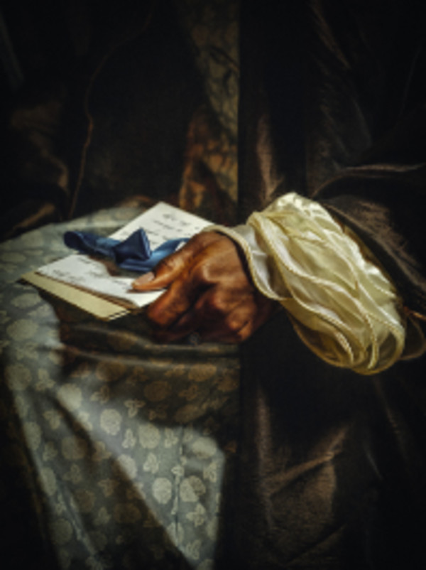 Hand and Love Letter by Alanna Airitam