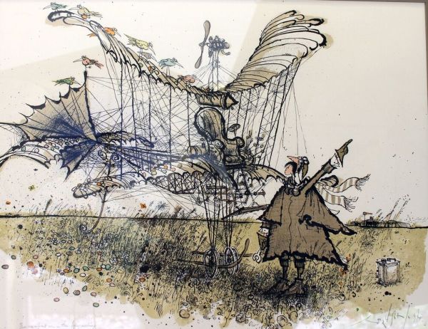 These Magnificent Men in Their Flying Machines by Ronald Searle