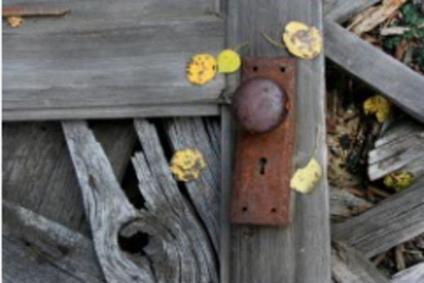 Turn a Rusty Knob to the Past by Susan Drew