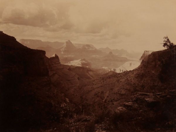 Across the Canyon by William Henry Jackson