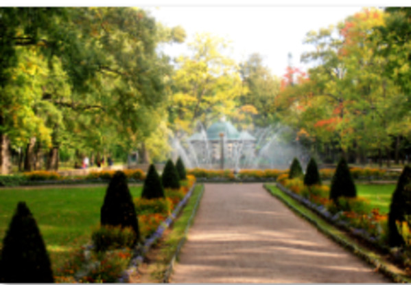 Peterhof Gardens, Russia by Roseann Milano