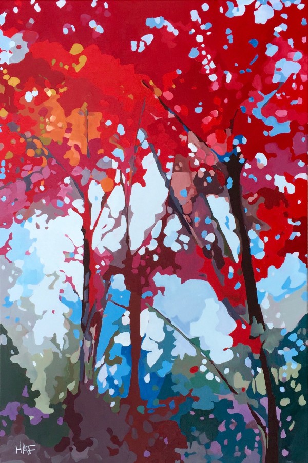 Red Canopy by Holly Ann Friesen