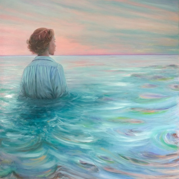 Her Steady Horizon - Sea v2 by Jill Cooper