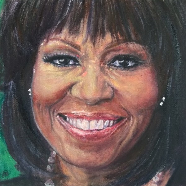 Michelle Obama - Fierce Commission by Jill Cooper