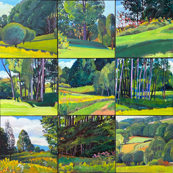 "Nine Views of Home in Summer" by Susan Abbott