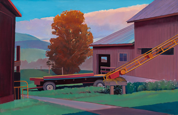 "Farm Yard at Dawn, Autumn"" by Susan Abbott, Image 3.