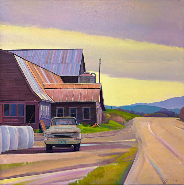 "Barn and Truck, Mud Season"" by Susan Abbott, Image 3.