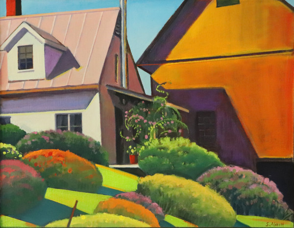 "Farmhouse and Garden" by Susan Abbott