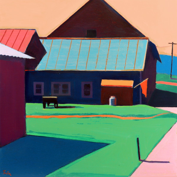 "Farmyard, High Summer" by Susan Abbott