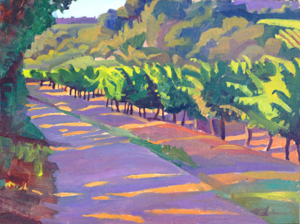 "Path through the Vineyard" by Susan Abbott