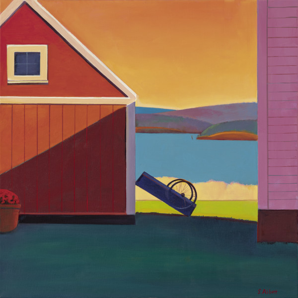 “Red Barn, Late Afternoon”
