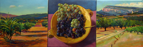 "Vineyards and Grapes" by Susan Abbott