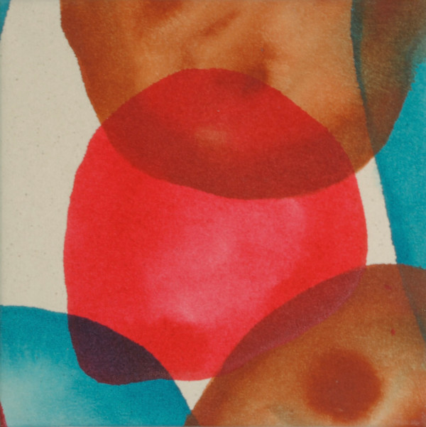 Crimson and Teal III by Margaret Fronimos